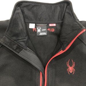 Spyder Black Steller Full-Zip Jacket (For Men)